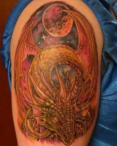 Custom Dragon Tattoo