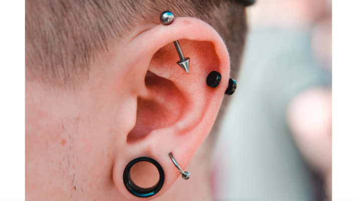 Standard on sale cartilage piercing